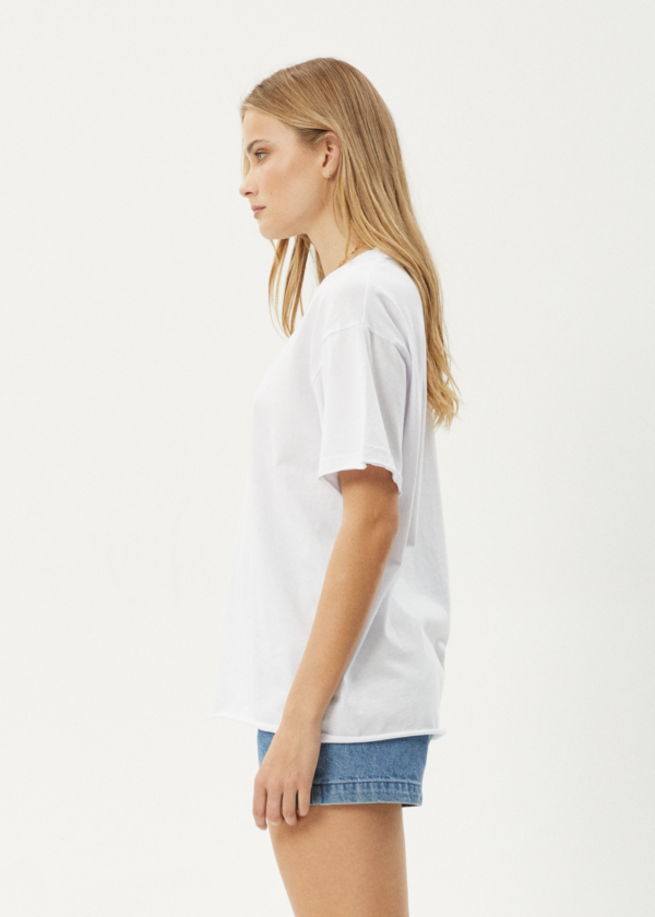 AFENDS Womens No Fury - Oversized Tee - White