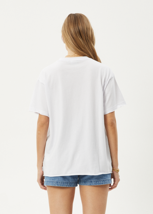 AFENDS Womens No Fury - Oversized Tee - White