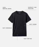 Men's Merino Crew Neck T-Shirt