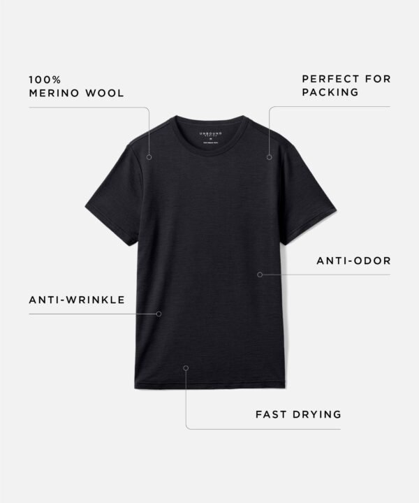 Men's Merino Crew Neck T-Shirt